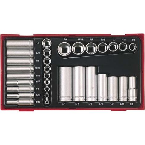 Juego de vasos combinados, 1/4-3/8 TENGTOOLS TTAF32 68610104