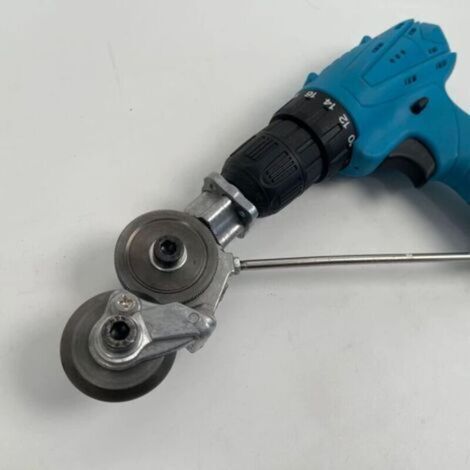 Coupe-tôle, accessoire de perçage pour métaux avec adaptateur, accessoire de perçage pour métaux à faire soi-même, coupe-tôle facile à utiliser