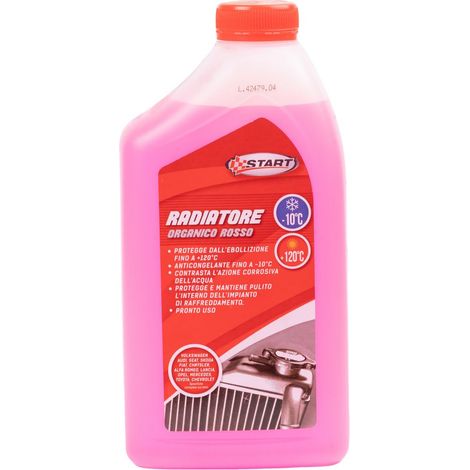 START Liquido radiatore rosso 1L antigelo -10 C protegge il motore Originale (1/4)