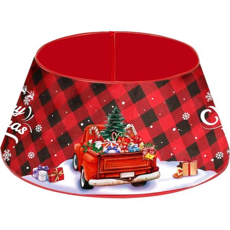 Collier pour Arbre De Noël Décor Fermier  Jupe d'Arbre de Noël Cartoon Pour Maison Appartement Chambre Bureau Réunions Familiales Événements à Thème Fêtes Entrée (1/5)