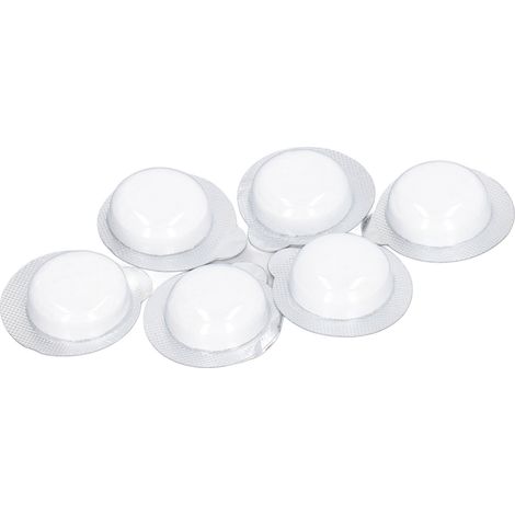 100 konzentrierte, leistungsstarke Autoscheibenreinigungstabletten, weiße Brausetabletten, schnell auflösend, reinigt Windschutzscheiben und Scheibenwischerblätter (1/5)