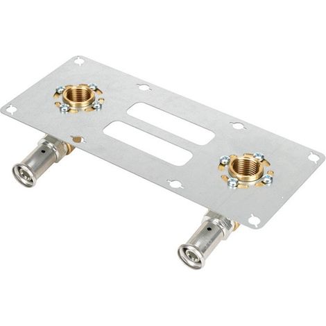 Henco – Sortie de cloison à sertir multicouche TH ou BE Ø20x2.0 – Femelle 1/2 – Fixation raccord pour plomberie – Usage en espaces confinés