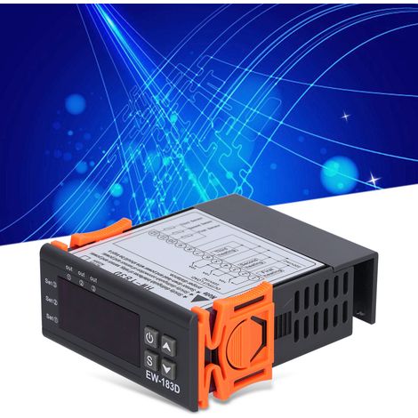 HW-183D 220V Digitaler elektronischer Temperaturregler, Einstellbarer intelligenter elektronischer Temperaturregler (1/5)