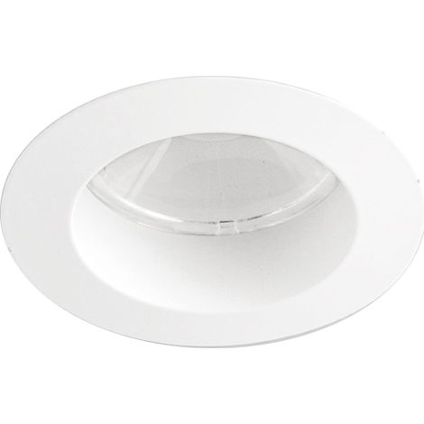 LedsC4 Play - LED-Einbaustrahler LED 6.4W und 629lm mit Neutralweiß 4000K. Durchmesser 6.5cm. Gehäuse aus Aluminium, pmma. Innenbereich IP54. Farbe Weiß, transparent