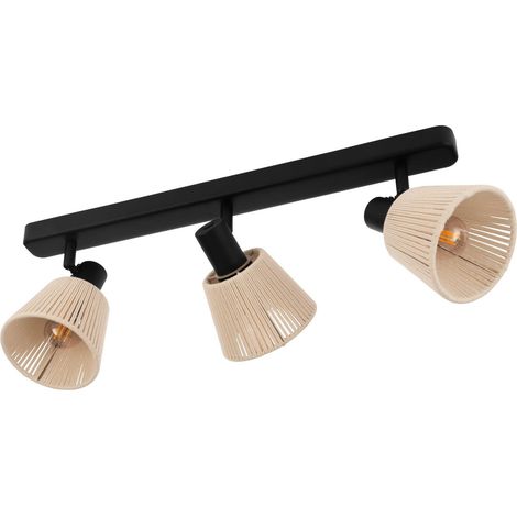 Plafonnier, 3 spots orientables, lampe de plafond pour salon (1/5)