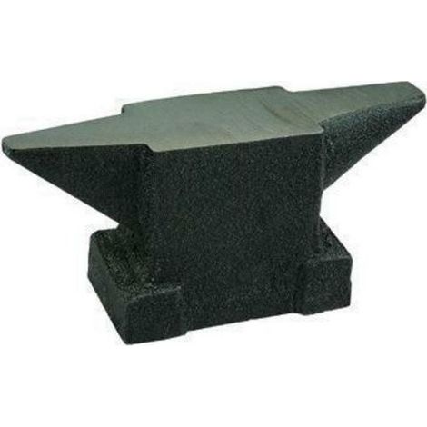 Vigor 4938030 Incudine in Ghisa Due Teste Piano Rettangolare 30 Kg colore Nero