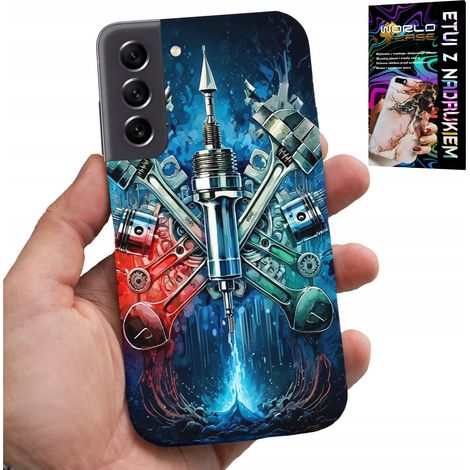 Coque pour Samsung Galaxy S21 FE - cache-pièces moteur + verre (1/5)