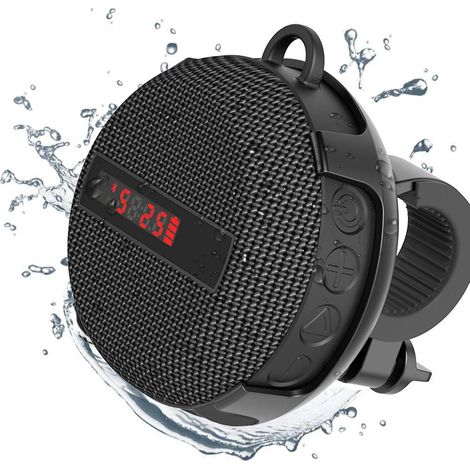 Enceinte Bluetooth sans fil pour vélo, portable, avec son Bluetooth 5.0, étanche IPX6, petite enceinte (1/4)