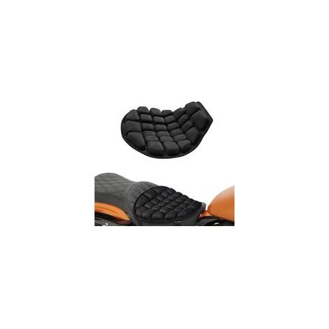 Cojín de asiento de moto para sillín de cruiser Touring - Relleno de agua - Refrigeración - Alivia la presión - Con bomba de aire - 37,8 x 35,3 cm H798 (1/5)