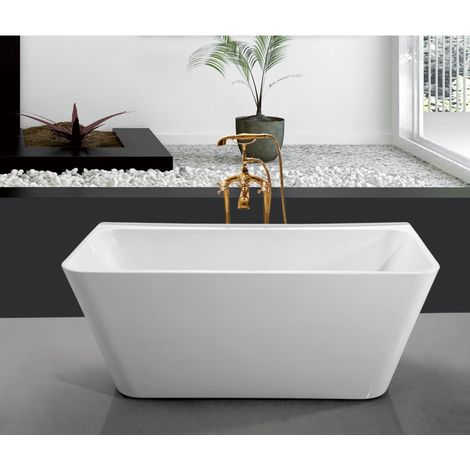 Baignoire murale semi ilot 170x75, MISTRAL 2 (1/5)
