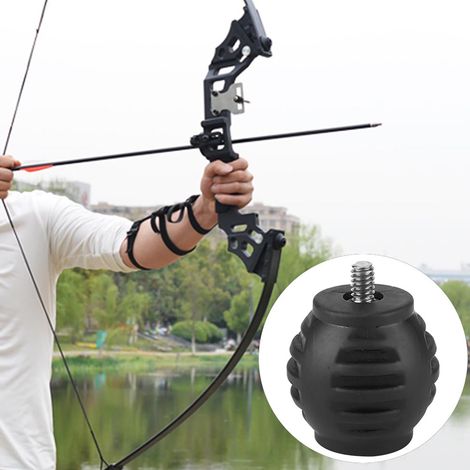 Amortisseur anti-vibration caoutchouc pour arc compound, réducteur de bruit et stabilisateur de tir