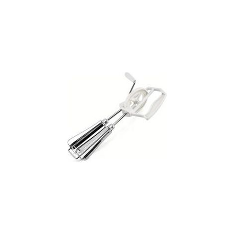 Doppelrad-Rotations-Eierquirl aus Edelstahl, Handmixer aus Edelstahl - Crezuo