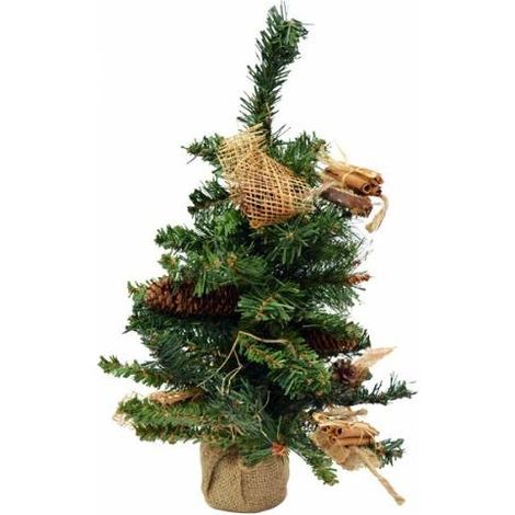 Sapin de Noël 45 cm décoré pour la table