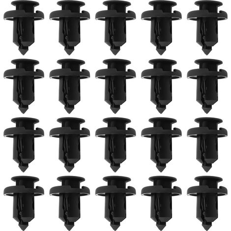 Lot de 20 Clips de Garniture de Panneau de Dessous de Moteur à Enfoncer pour Voiture Clips de Calandre de Pare-Chocs Compatible avec CRX 1983-1992 Civic 1972-2024 (1/5)