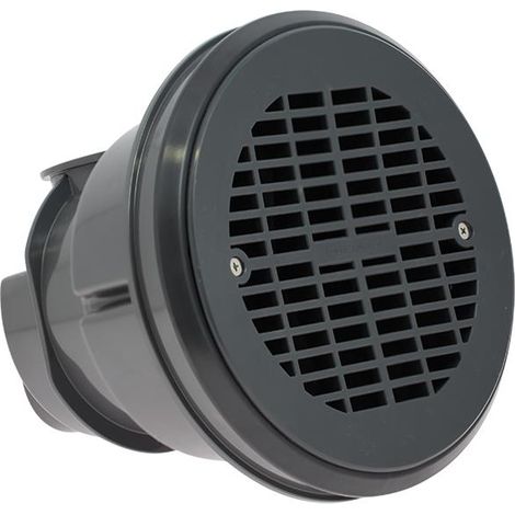 Pièce à sceller piscine - Bonde de fond béton - modèle Norm - Grille plate - Gris Anthracite de AstralPool (1/2)
