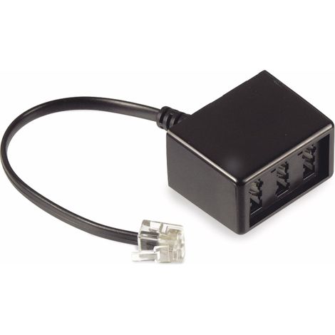 Adaptateur TAE S-IMPULS, connecteur modulaire 6P4C/prises TAE NFN