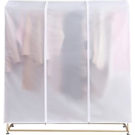Housse de rangement pour vêtements, anti-poussière et anti-insectes, grande capacité, largeur 150 cm (1/5)