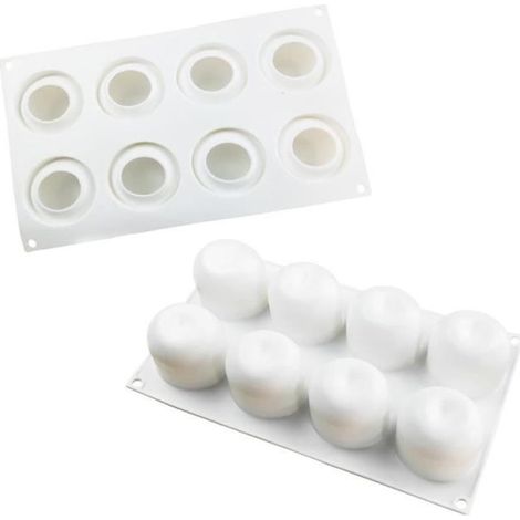 DIY-Silikonformen für Kuchen, 3D-Apfelform, Kuchenform für Süßigkeiten, Lutscher, Pralinen, Kerzen, Gelees (1/4)