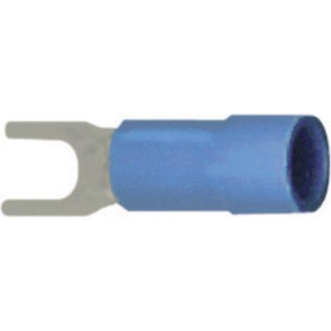 Vogt Verbindungstechnik 3616c Gabelkabelschuh  0.50 mm² 1 mm² Loch-Ø=5.3 mm Teilisoliert Rot 1 St.