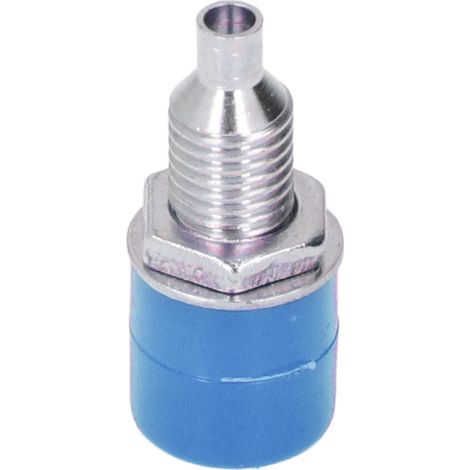 100 Pièces Douilles Banane M6 4mm - Accessoires de Connexion Électrique Haute Qualité, Transmission Optimale - Bleu (1/5)