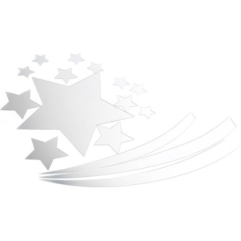 3D-Wandaufkleber Sternenspiegel Wandtattoo für Wohnzimmer, Schlafzimmer, Küche, Badezimmer (1/5)
