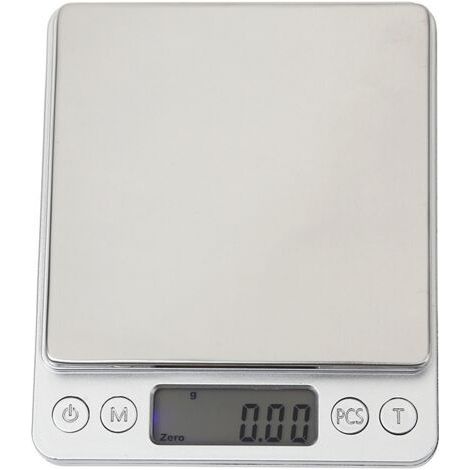 500 g 0,01 g Präzisionswaage, Küchenwaage, Taschenwaage, Schmuckwaage, hochpräzise elektronische Waage, hintergrundbeleuchtetes LCD-Display, Tara- und PCS-Funktion, mit Ablage (1/5)