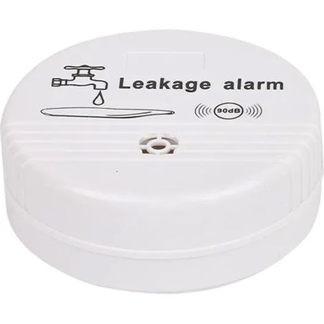 Détecteur De Fuite D Eau - Alarme Sonore 85 dB - Fonctionne Sur Pile 9 V - Pour Chauffe-Eau Pompe De Puisard Evier Toilette - 1 Pièce