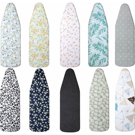 Housse de planche pour repasser en coton noir 108 x 45 (1/5)