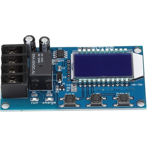 Module de contrôle de charge de batterie HW-750 : interrupteur de protection contre la surcharge et coupure de courant pour batterie 6-60 V (1/5)