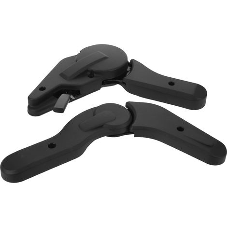 Lot de 2 Régulateurs d'angle Noirs pour Chaise Gaming – Pièces de Rechange Multi-Angles Compatibles Fauteuils de Bureau Inclinables – Levier de Mécanisme Silencieux pour Réglage (1/5)