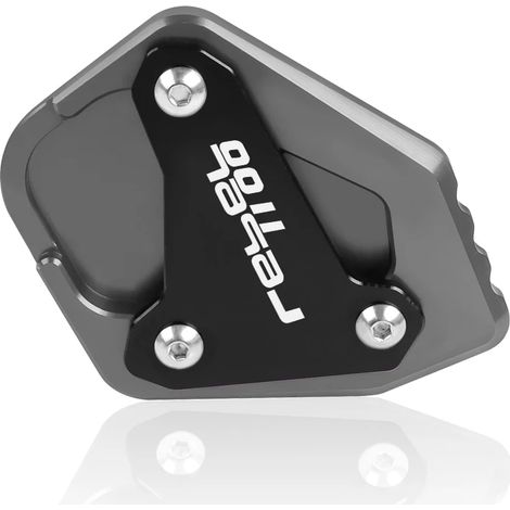 Béquille latérale en titane compatible avec HONDA REBEL CM1100 CMX 1100 (2020-2022) - Extension de support et plaque de fixation maxpower (1/3)