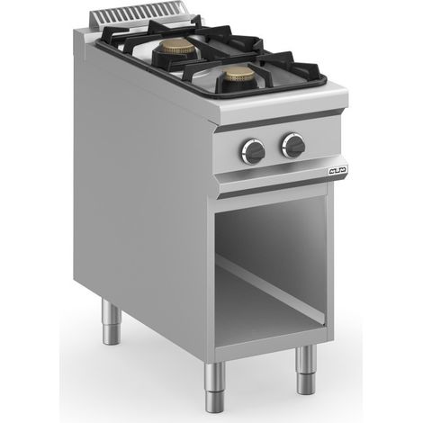 Réchaud à gaz - 2 foyers - 2x5,5 kW - Avec meuble - MFB94AXXS MAGISTRA PLUS 900 - Arilex