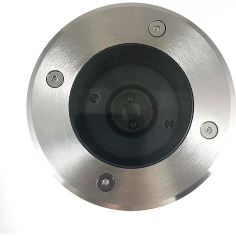 Europalamp – Lot de 6 spots encastrables sol inox 304 – Étanchéité IP65 – Douille GU10 – Pour béton et terrasse en bois