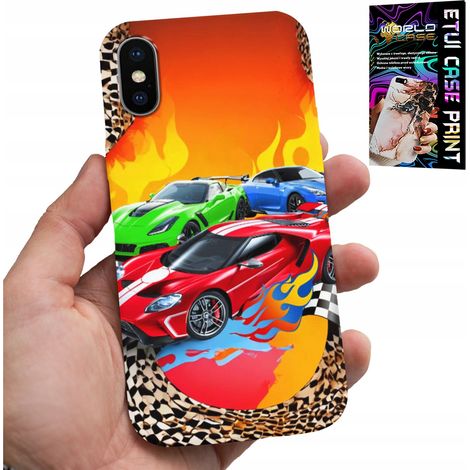 Hülle für iPhone XS Max – Für Kinder, Rennwagen + Glas (1/5)