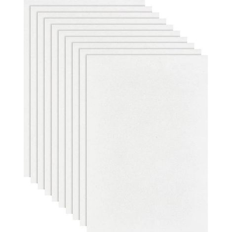 Lot de 20 feuilles de papier rectangulaire en fibre de céramique, 11,6 x 8,2 pouces, blanc, pour four à micro-ondes, pour bricolage, fusion de verre, J (1/3)