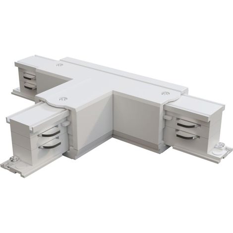 Connettore A T Sinistro Plastica Bianco (1/2)