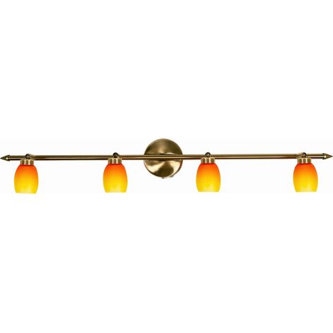 Plafoniera/Applique Candellux Olivia 4xG9 metallo vetro (1/2)