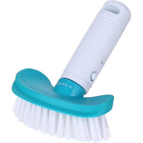 1 Brosse De Nettoyage 12,5 Cm Poils Polypropylène Forme Incurvée Pour Piscine Hors Sol Et Spa