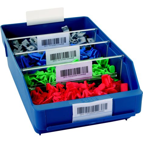 PROVOST - Cloison amovible transparente en plastique pour bac Probox - Lot de 25