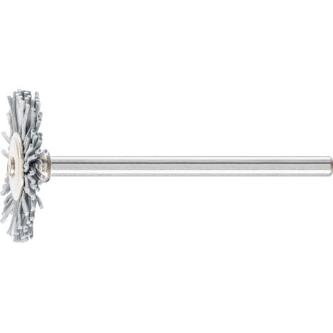 PFERD TOOLS Miniatur- Rundbürste RBU Ø 22x2 mm Schaft-Ø 3 mm SiC-Filament-Ø 0,55 mm Korn 320 10 Stk (1/5)