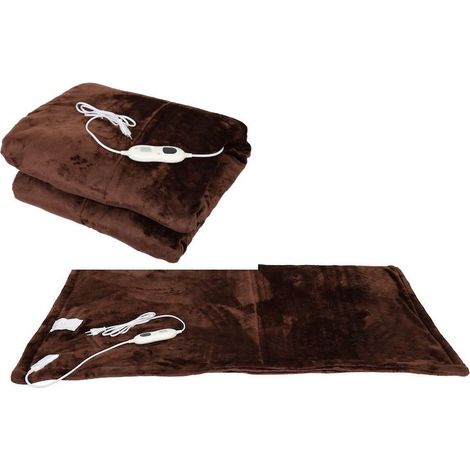 Couverture chauffante 180 cm de long avec télécommande et 5 niveaux de chauffe. (1/5)