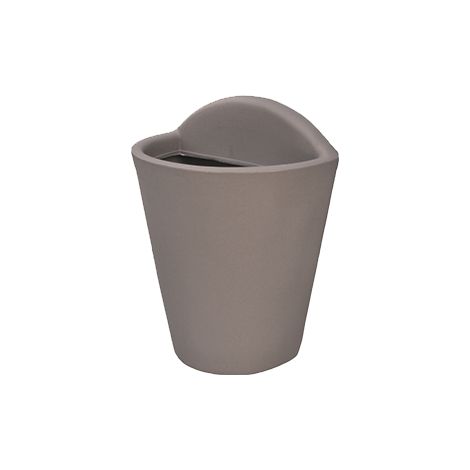 VASO A PARETE GAETA 23X16XH30CM TORTORA