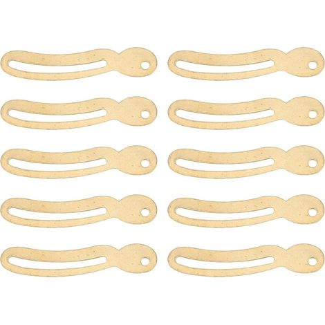 10 Définir les Charnières de Support de Couvercle Antique avec des Vis, une Esthétique Vintage et des Applications Larges pour les Boîtes en Bois (Couleur laiton) (1/5)