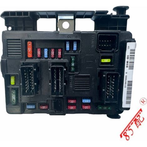 Boîte fusibles 6500y3 BSM-B3 9650618280, compatible avec Peugeot Partner 206 and Citroën C2 (1/4)