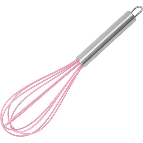 Fouet A Oeufs - En Acier Inoxydable 1,65 Mm Avec Revêtement Silicone 0,3 Mm - Résistant Jusqu'à 204 °C - Pour Pâtisserie Et Cuisine - 1 Pièce (1/5)