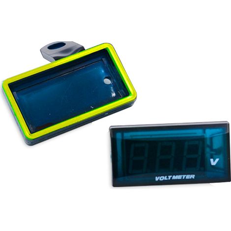 12V Voltmeter for Car and Motorcycle with Digital Display and Modification Bracket (1/3)