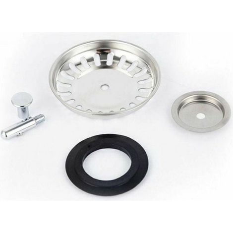 Bouchon d'Évier 78mm en Acier Inoxydable, Type Pop-up avec Filtre - Argent Femeo (1/5)