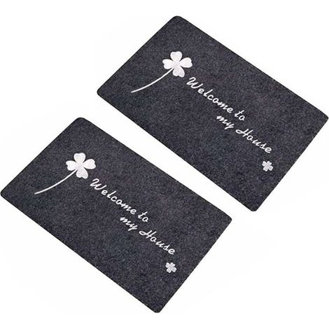 Tapis Cuisine Antidérapant 2 Pièces, Absorbant Eau Tapis pour entrée de Salle de Bain, Paillasson Tapis de Sol Cuisine Devant Evier (1/5)