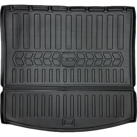 Tapis de coffre Volkswagen Touran I, II 2003-2015 version 7 places (3ème rangée de sièges rabattus) (1/5)