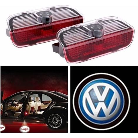 Volkswagen-Tür-LED-Logo, Schattenlaserlicht, LED-Projektor, Häkchen von Volkswagen VW (1/5)
